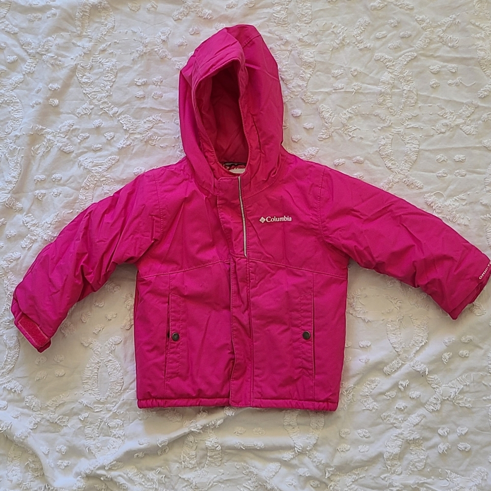 Hot Pink Columbia Sportswear Company Kids Snow Jacket 3T